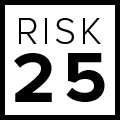 Black and white risk 25