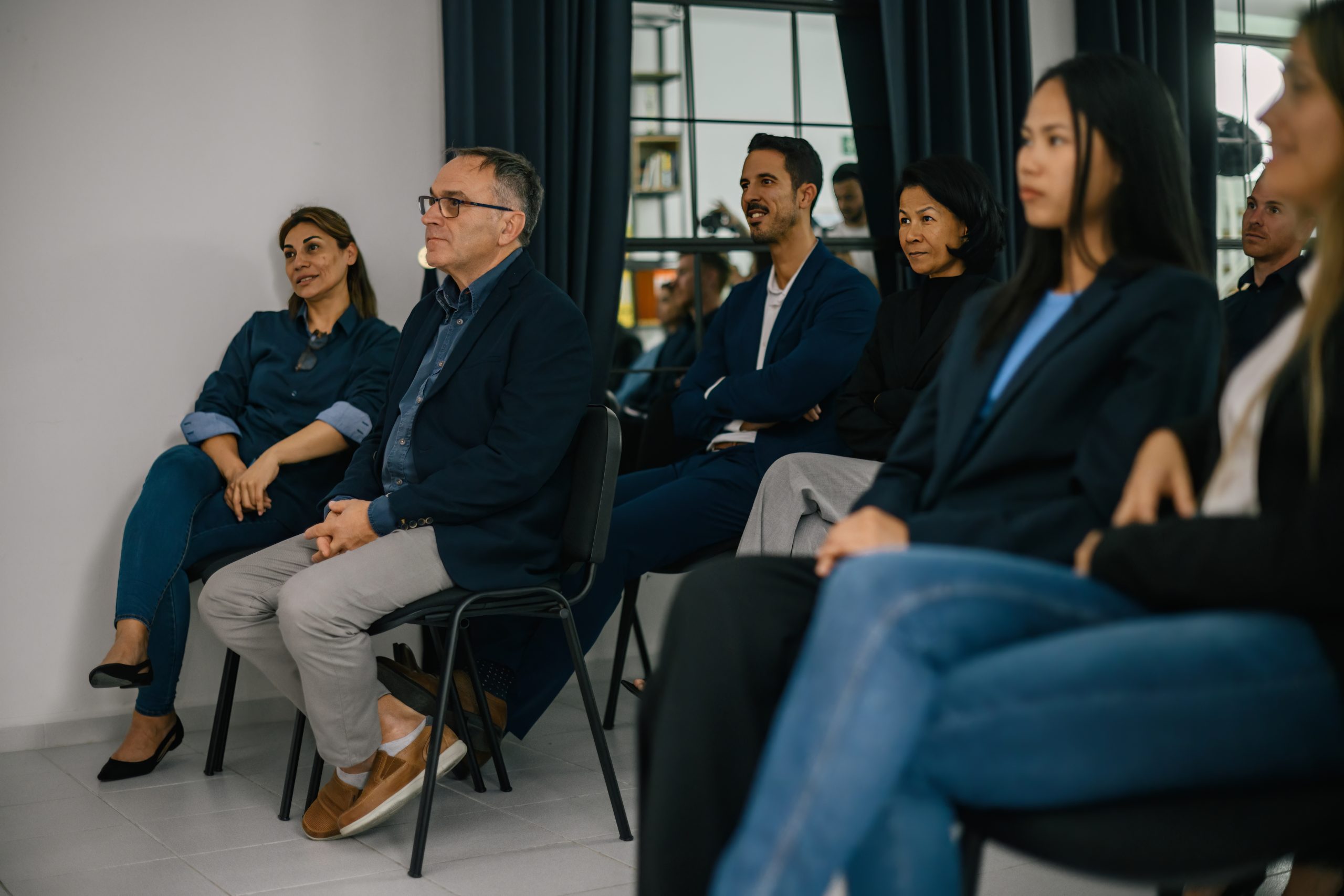 Attendees learning at Nova Wealth Management’s tax strategy seminar.