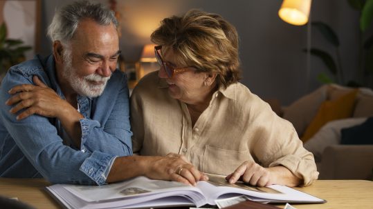 Financial advisor reviewing estate planning and financial health strategy with a client in Southwest Florida.