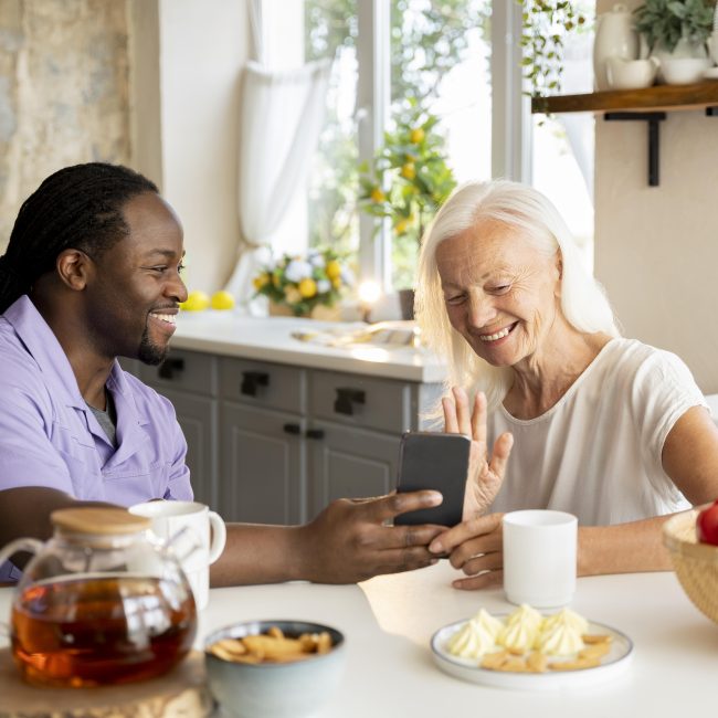 Financial advisor discussing alternatives to long-term care insurance with retirees in Southwest Florida