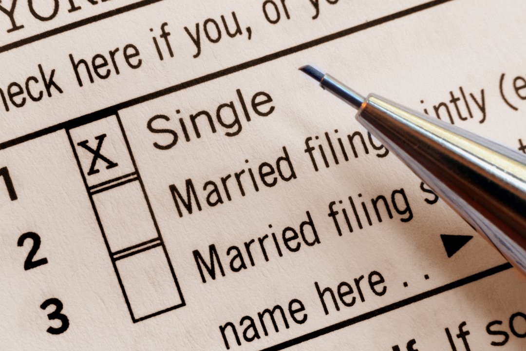 Single and married households reviewing finances and comparing net worth