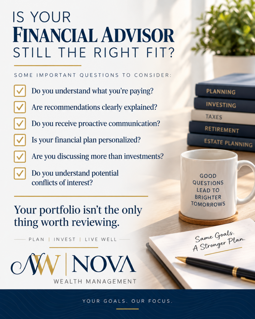 Questions to consider when evaluating your relationship with a financial advisor